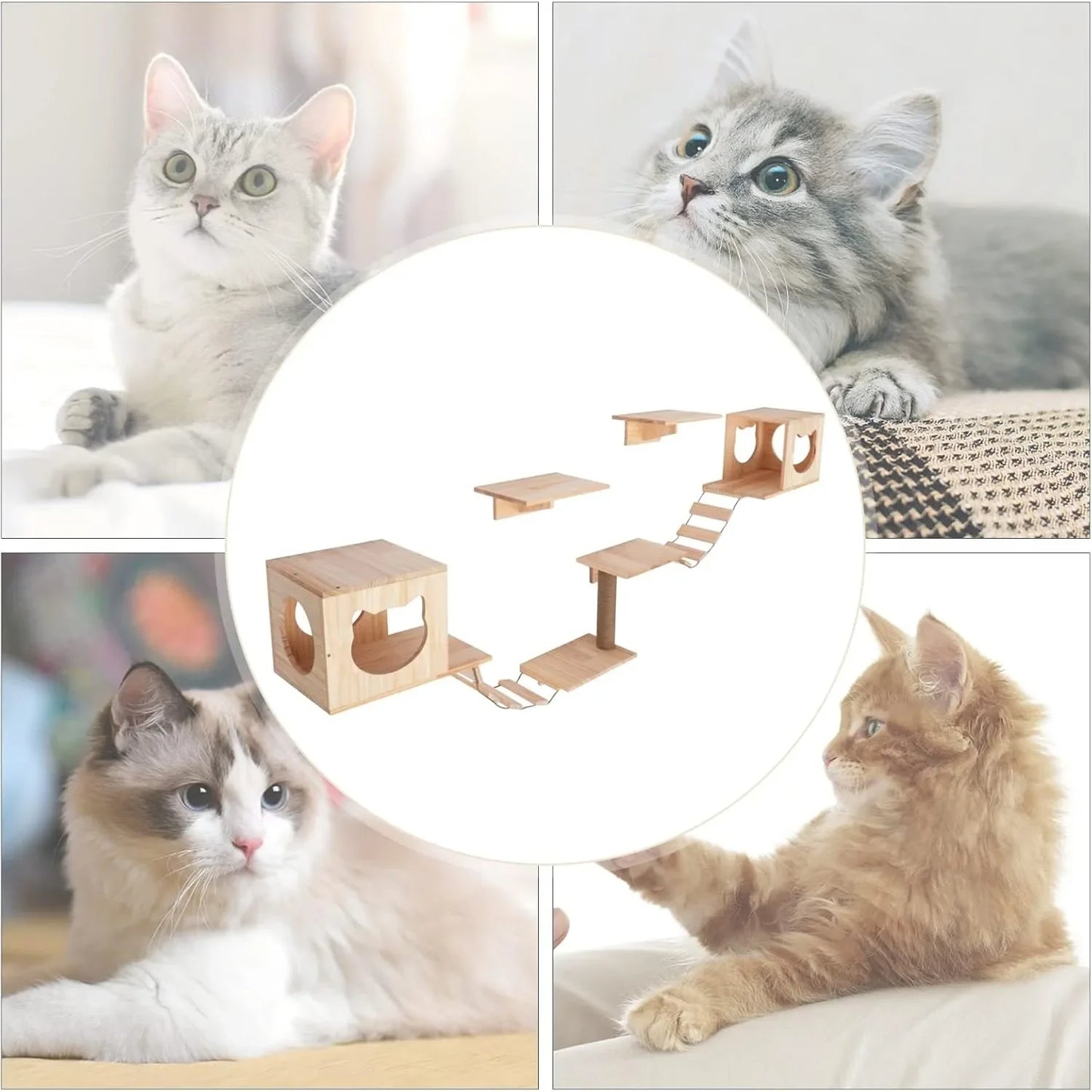 Wall-Mounted Cat Tree.