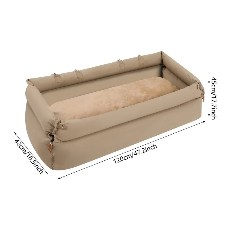 Foldable Travel Pet Car Seat Bed.