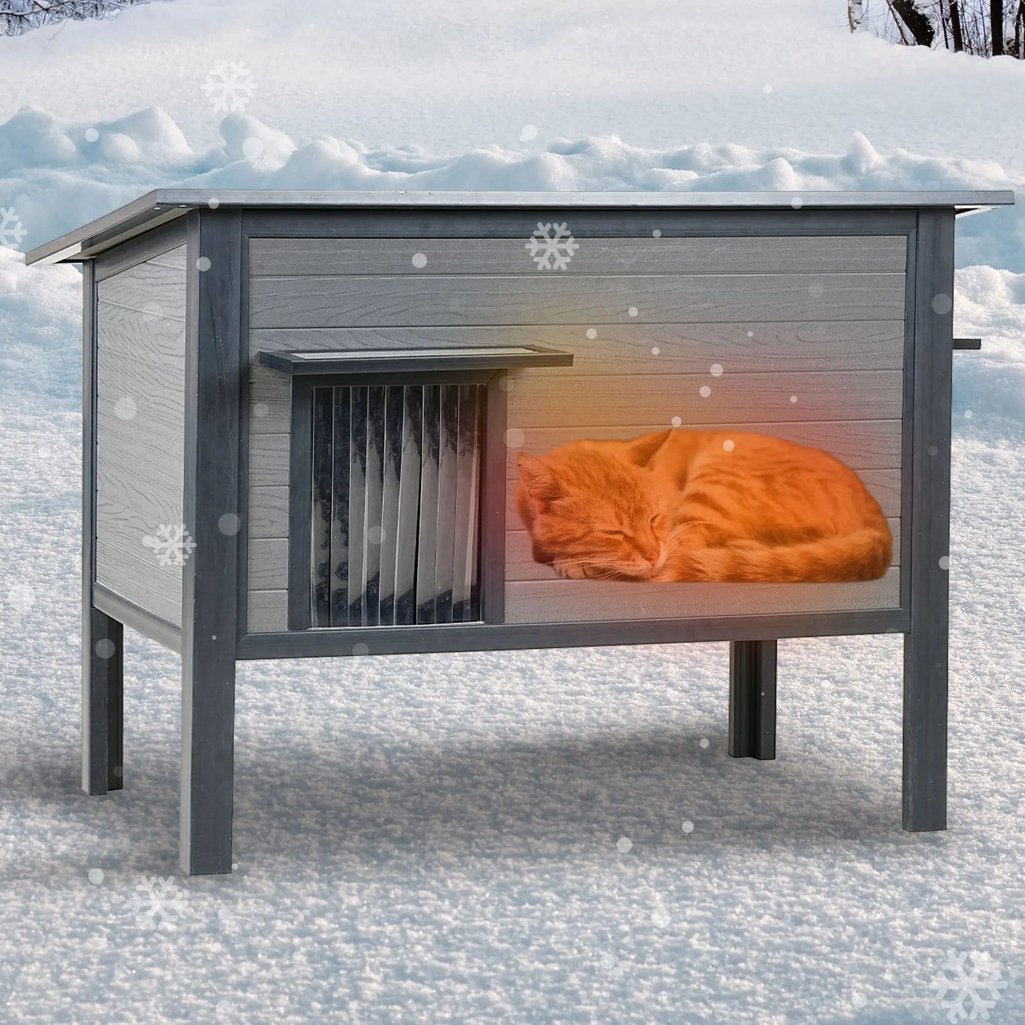 HDPE Outdoor Cat House.