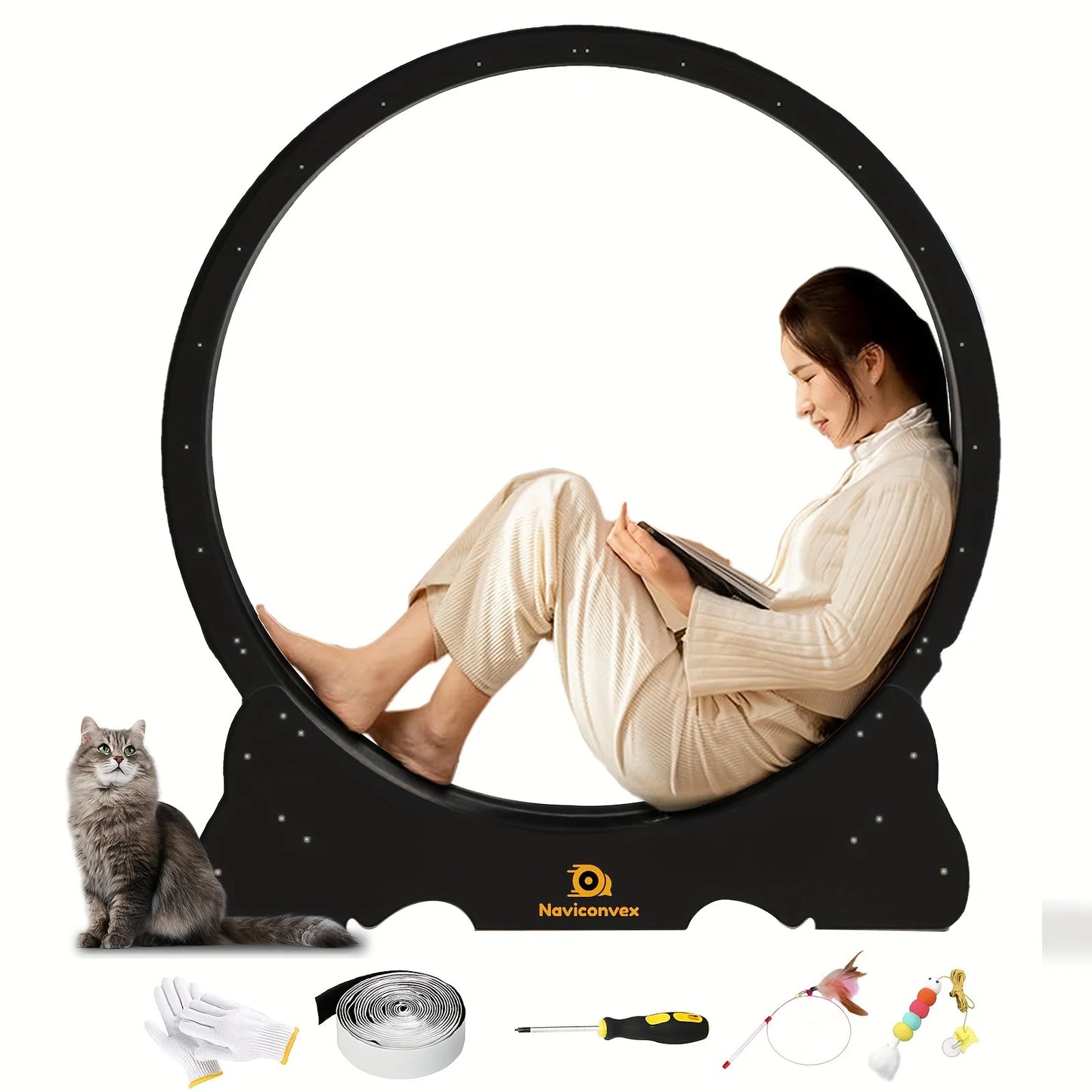 Large Cat Exercise Wheel.