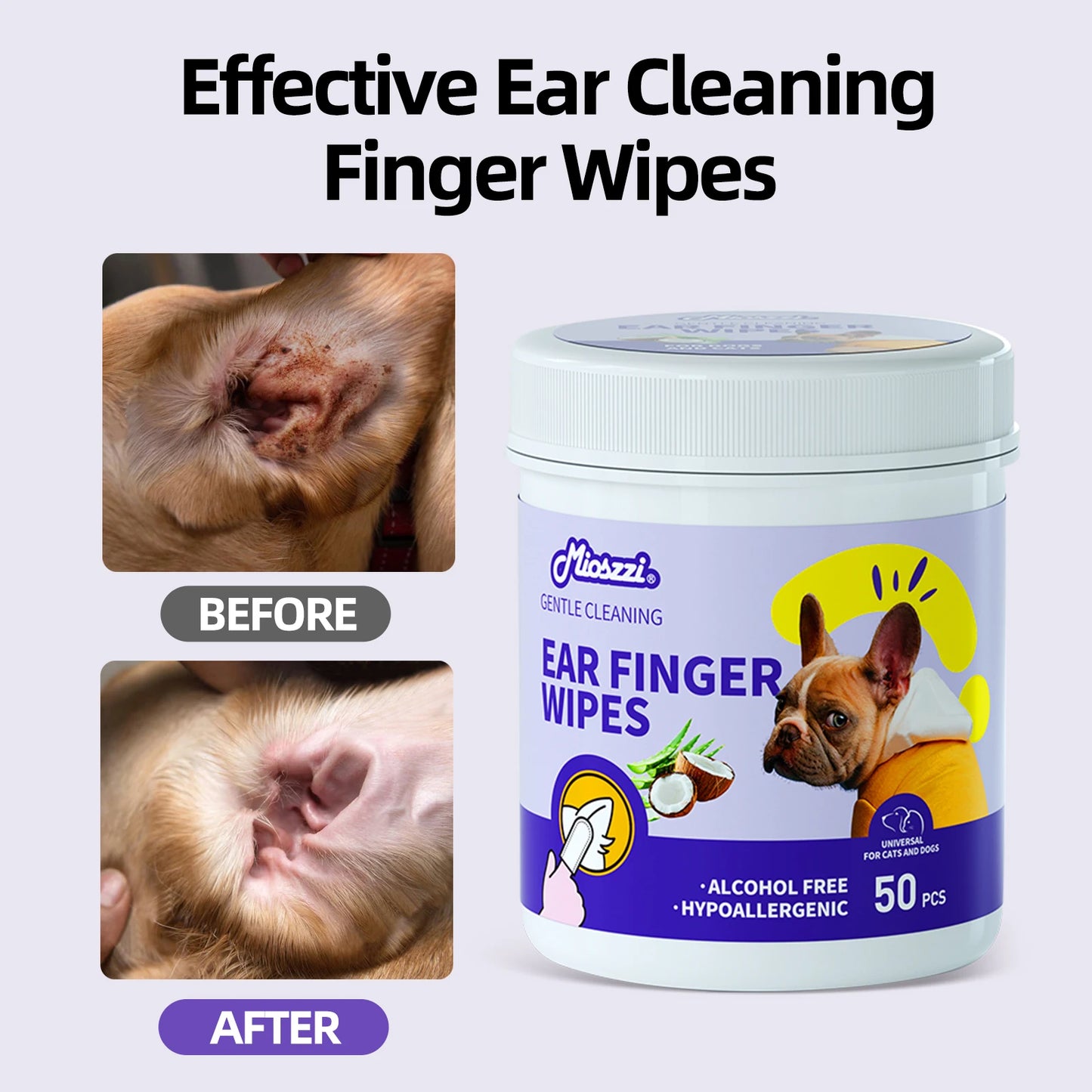 Pet Finger Wet Wipes