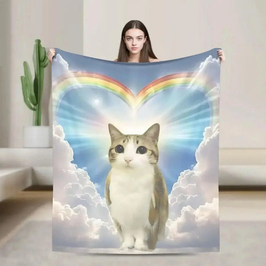 Meow Cat Meme Blanket.