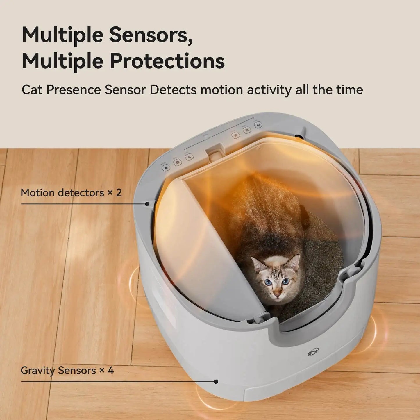 Automatic Smart Cat Litter Box.