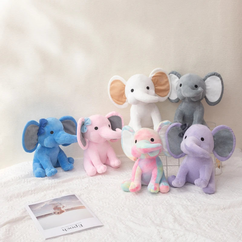 Soft Elephant Plush Stuffed Animal.