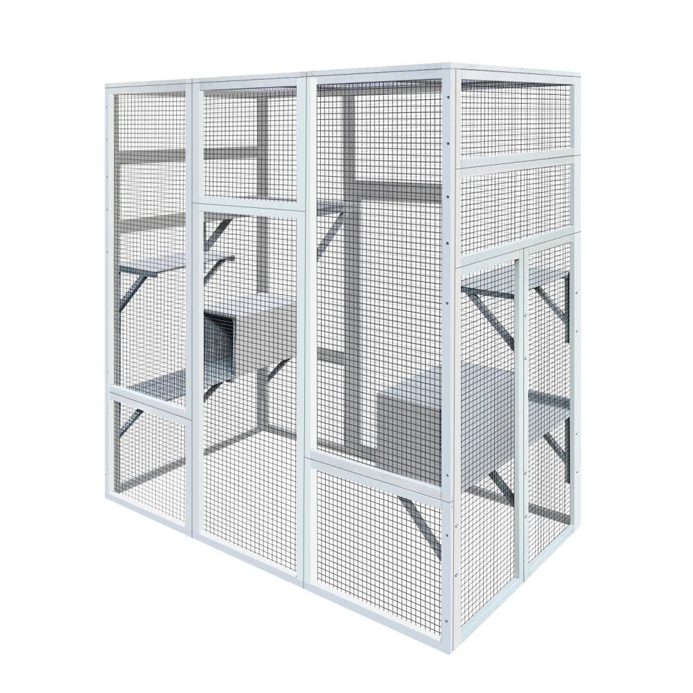 Outdoor Wooden Cat House.