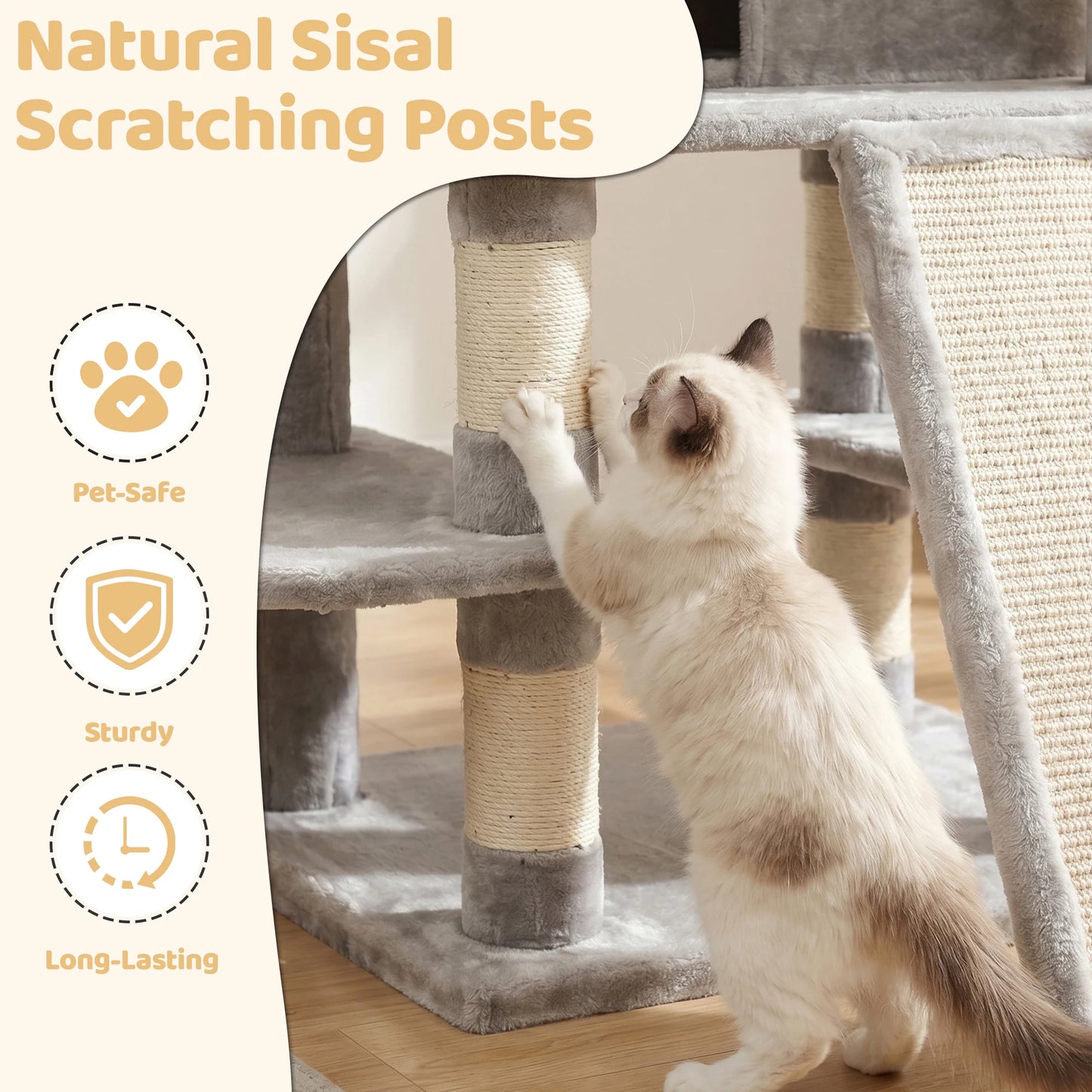 Large Multi-Level Cat Tree Tower.