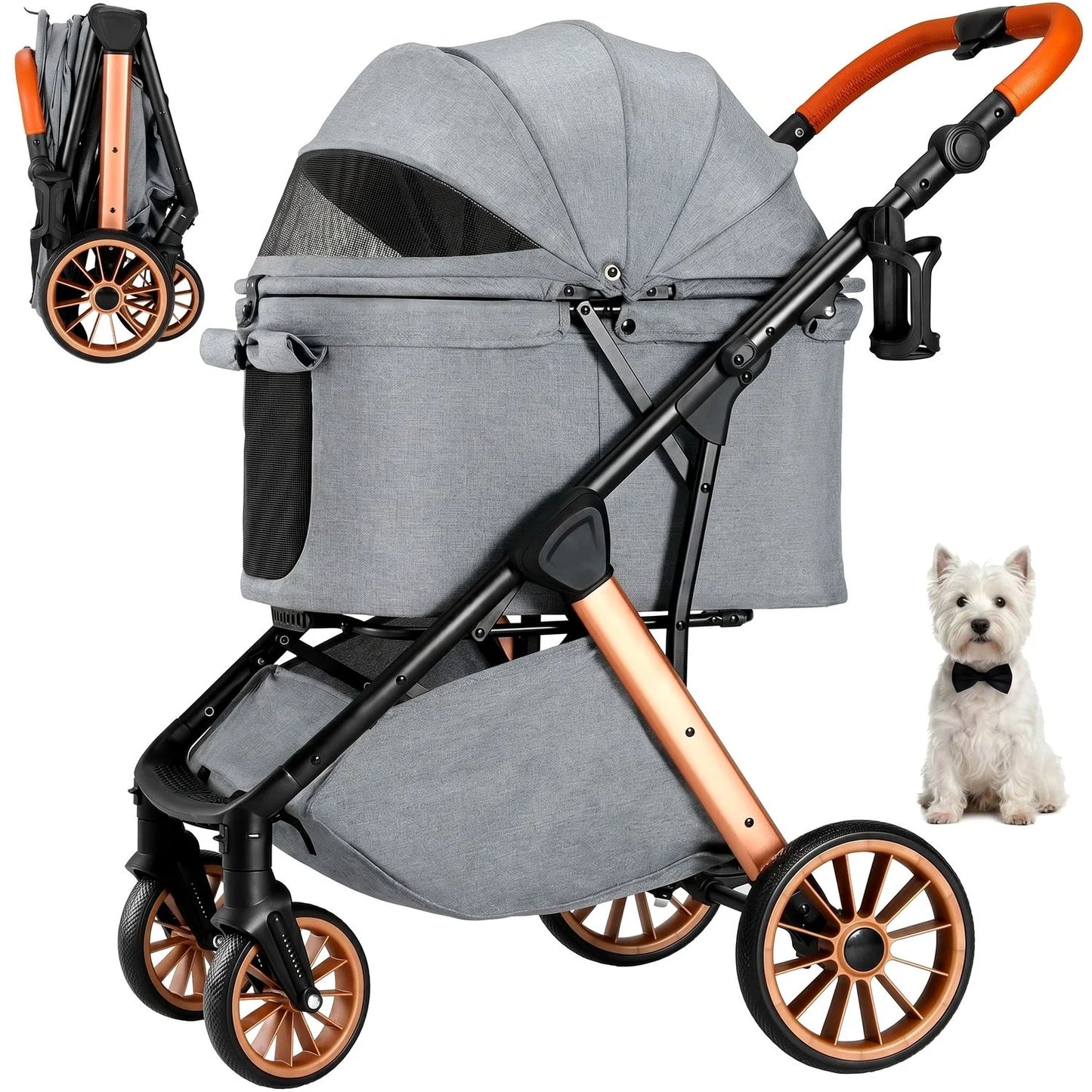 Foldable Pet Stroller.