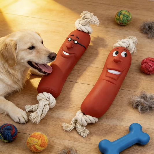 Dog Sausage Chew Toy.