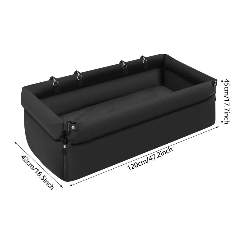 Foldable Travel Pet Car Seat Bed.
