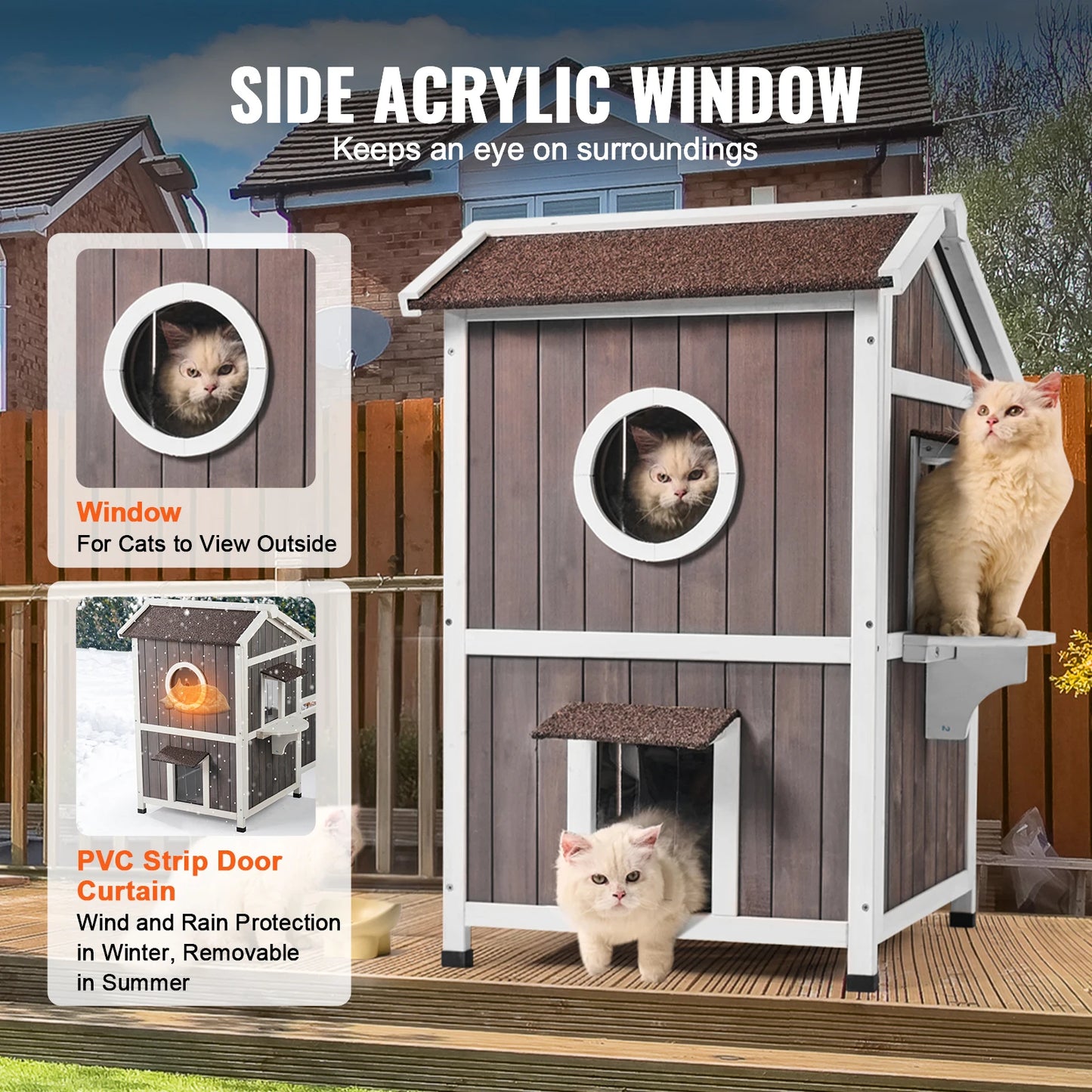 SucceBuy Outdoor Cat House.