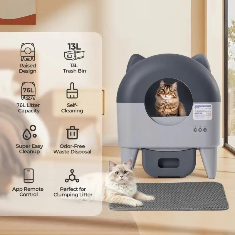 Lunapurr Self Cleaning Litter Box.