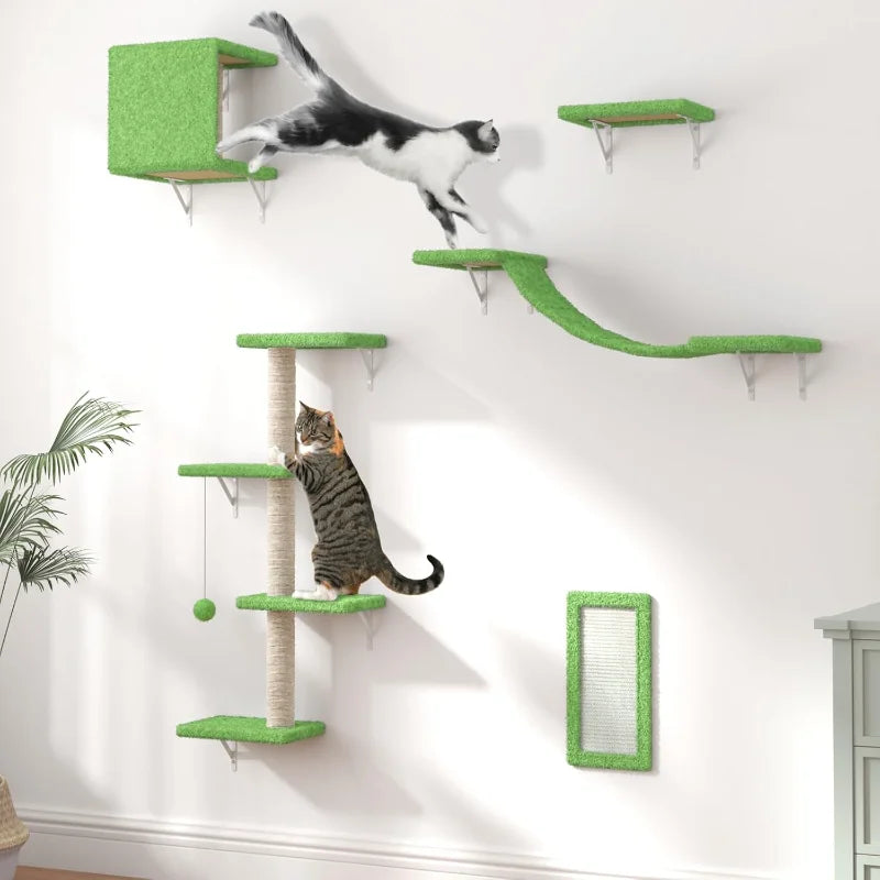 Modern Wall-Mounted Cat Furniture.