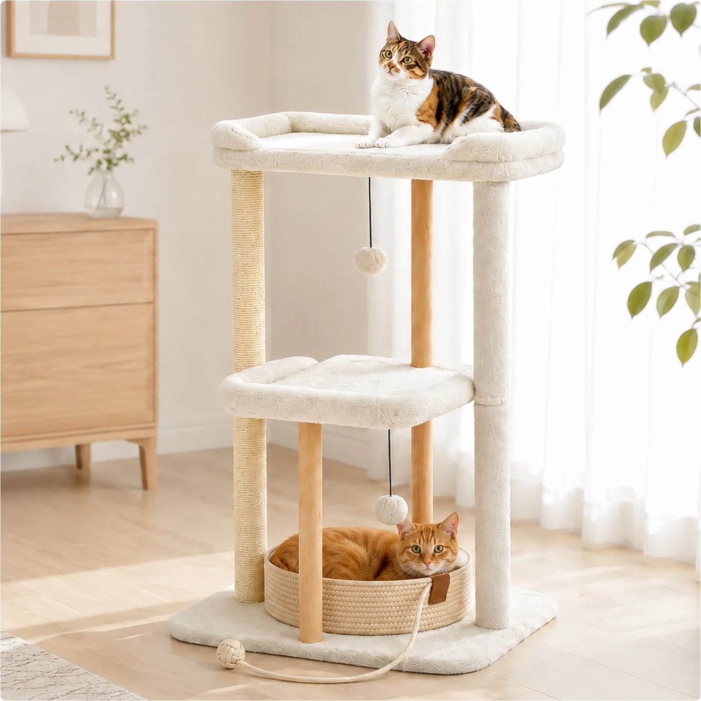 Modern Cat Tree for Indoor Cats.