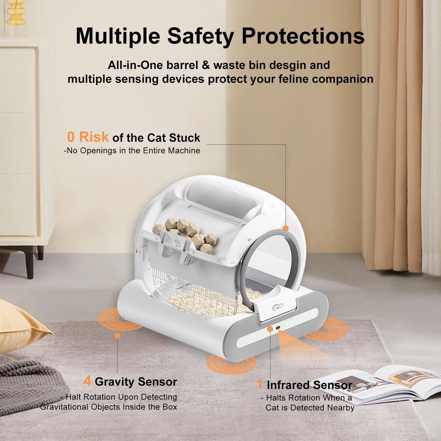 DOEL Automatic Cat Litter Box.