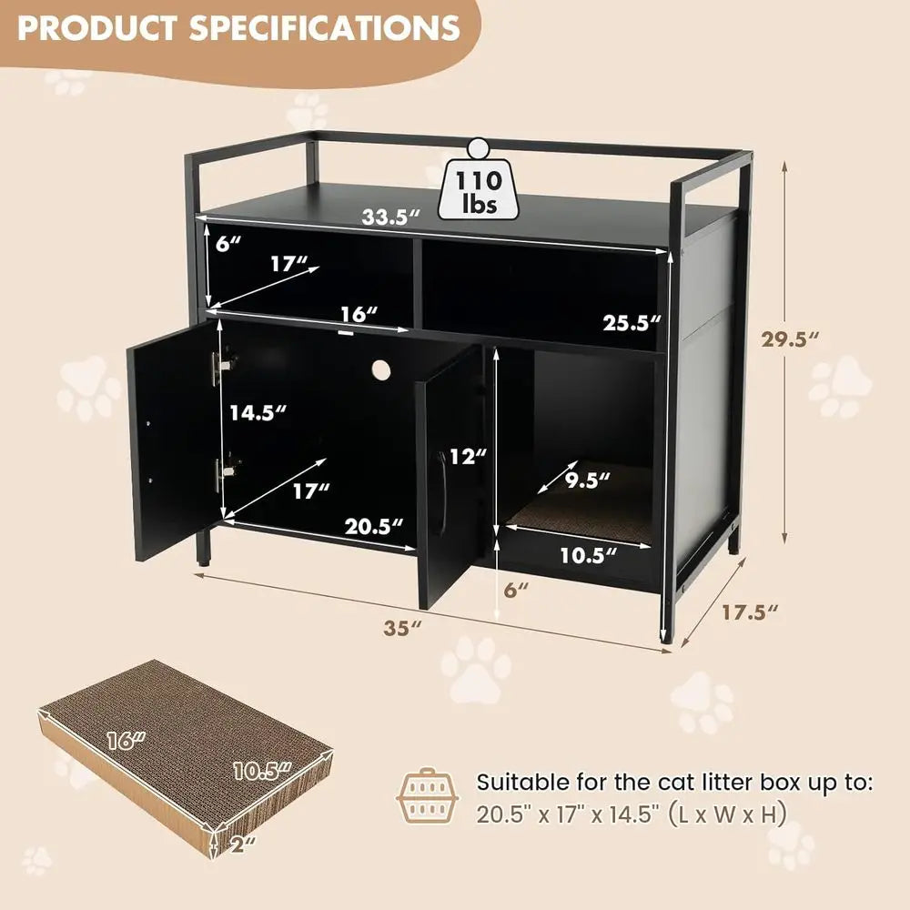 Cat Litter Box Enclosure.