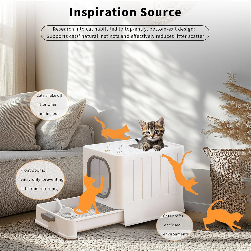 Large Cat Litter Box.