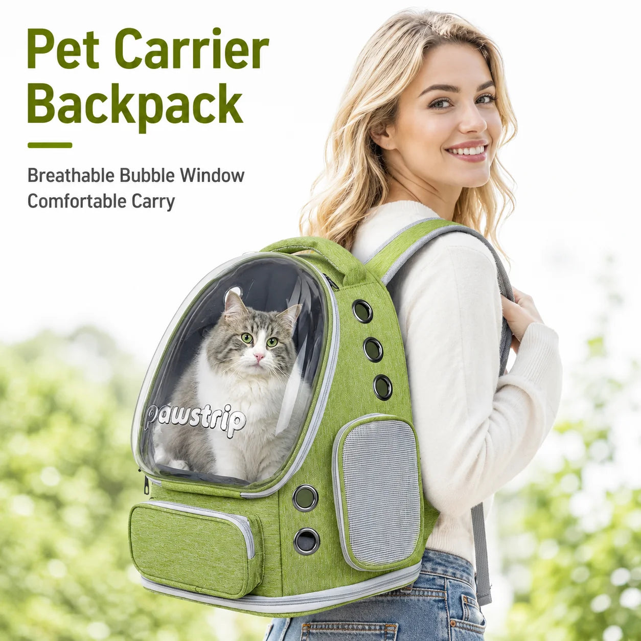 Space Capsule Cat Backpack.        for Cats Small Dogs Outdoor Trip