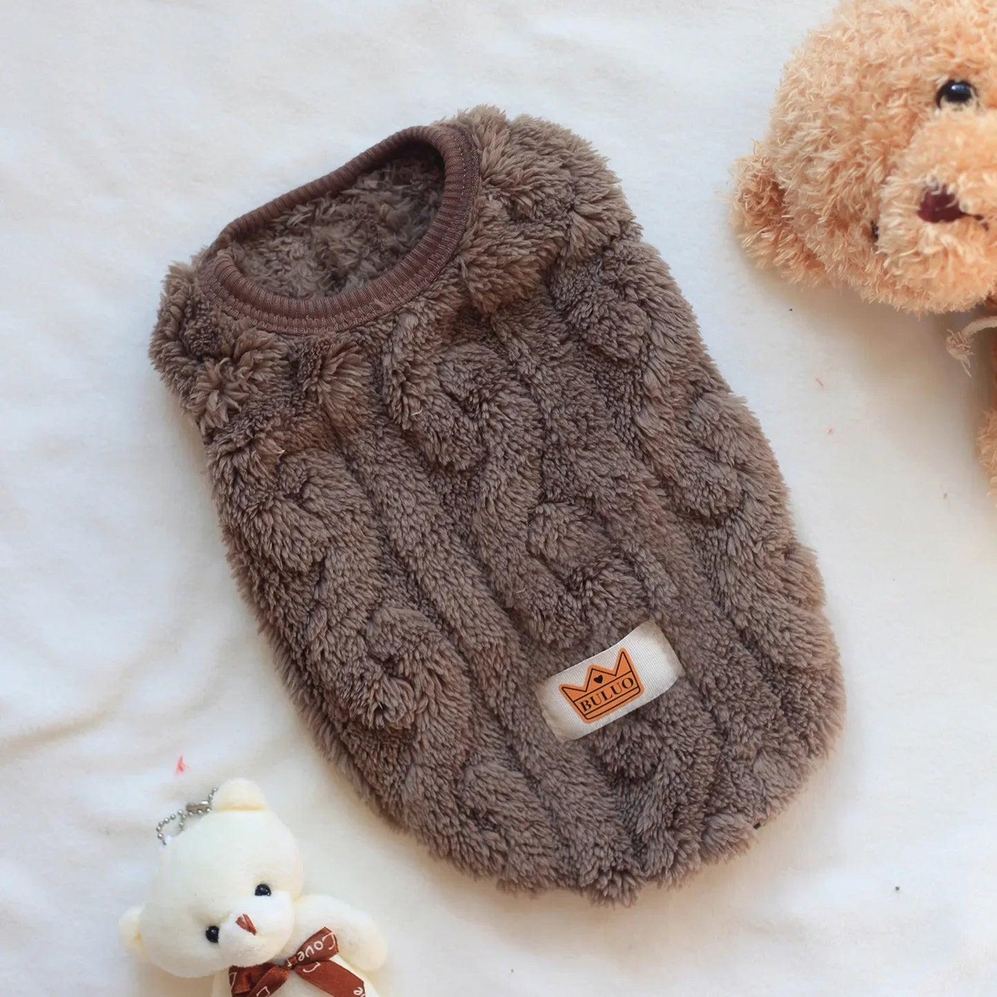 Warm Fleece Sweatshirt for Cats.