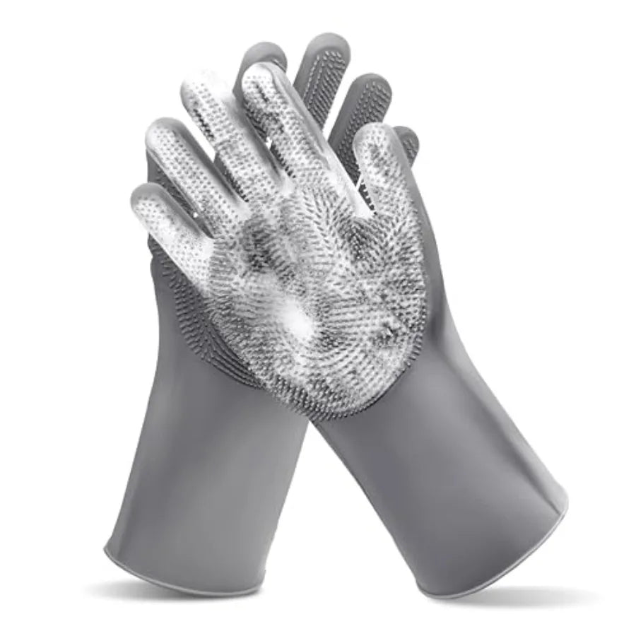 Pet Grooming Gloves for Bathing Dogs and Cats.