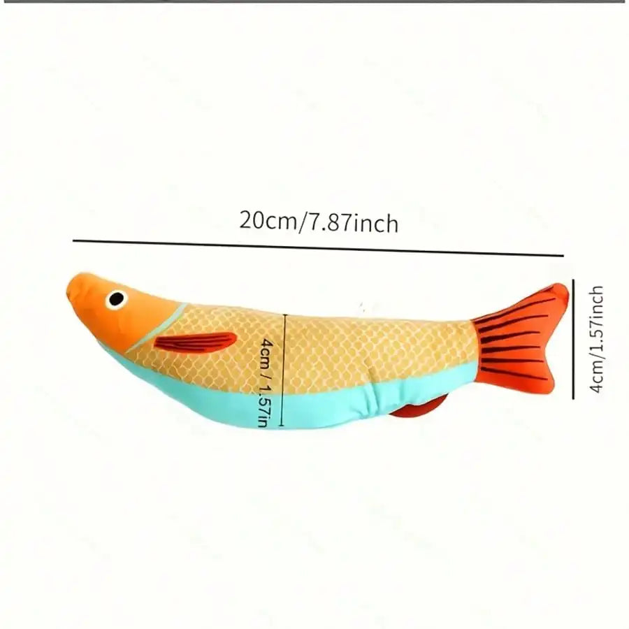 Realistic Fish Design Cat Toy.