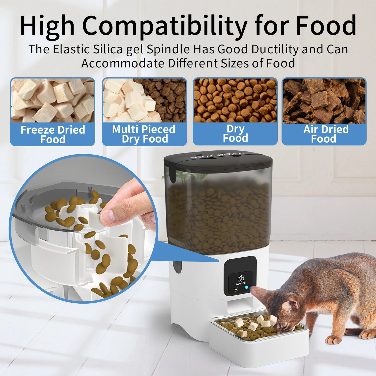 PAPIFEED Smart Automatic Cat Feeders.