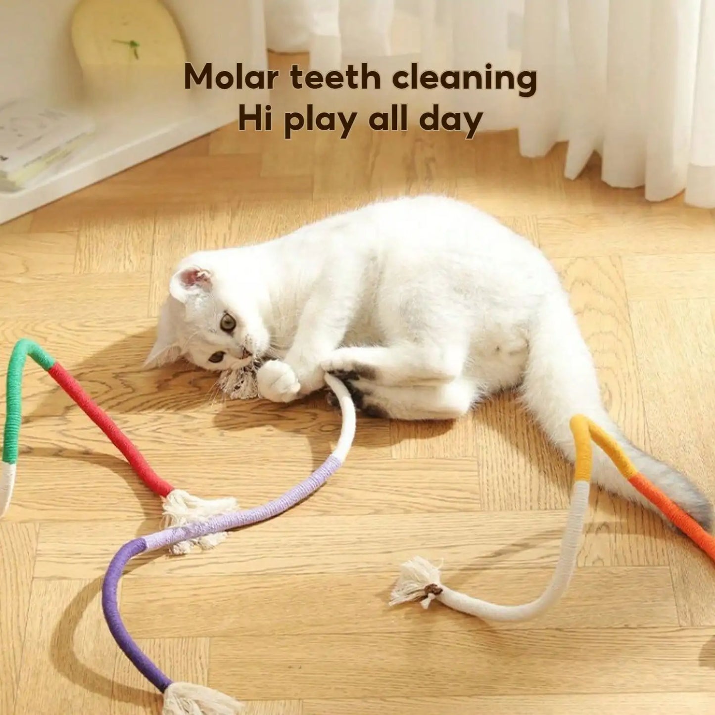 Cotton Chew Rope Cat Toy.