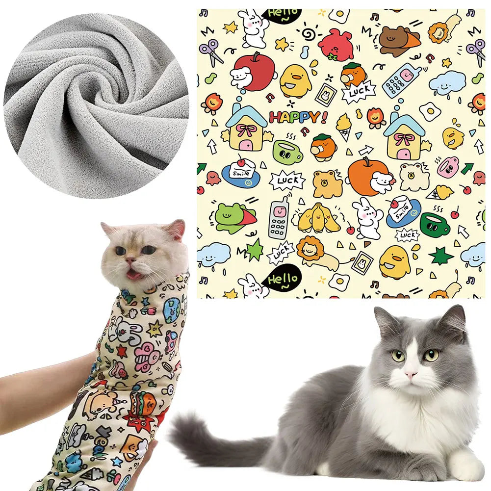 Cat Restraint Wrap.