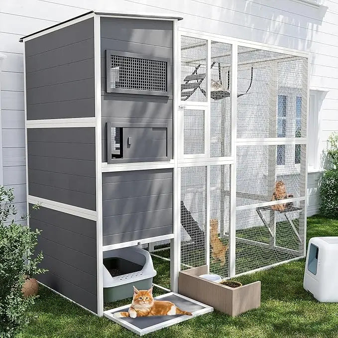 Outdoor Cat Enclosure.