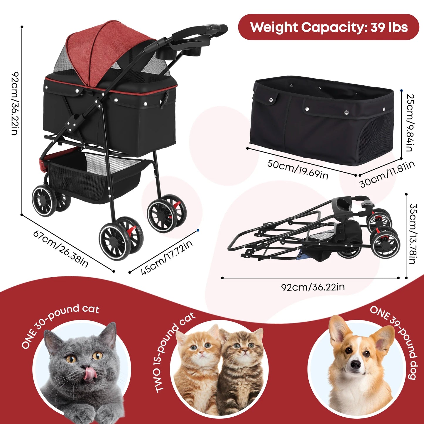 Pet Stroller.