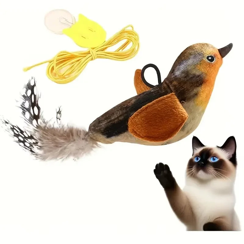 Plush Bird Catnip Toy.