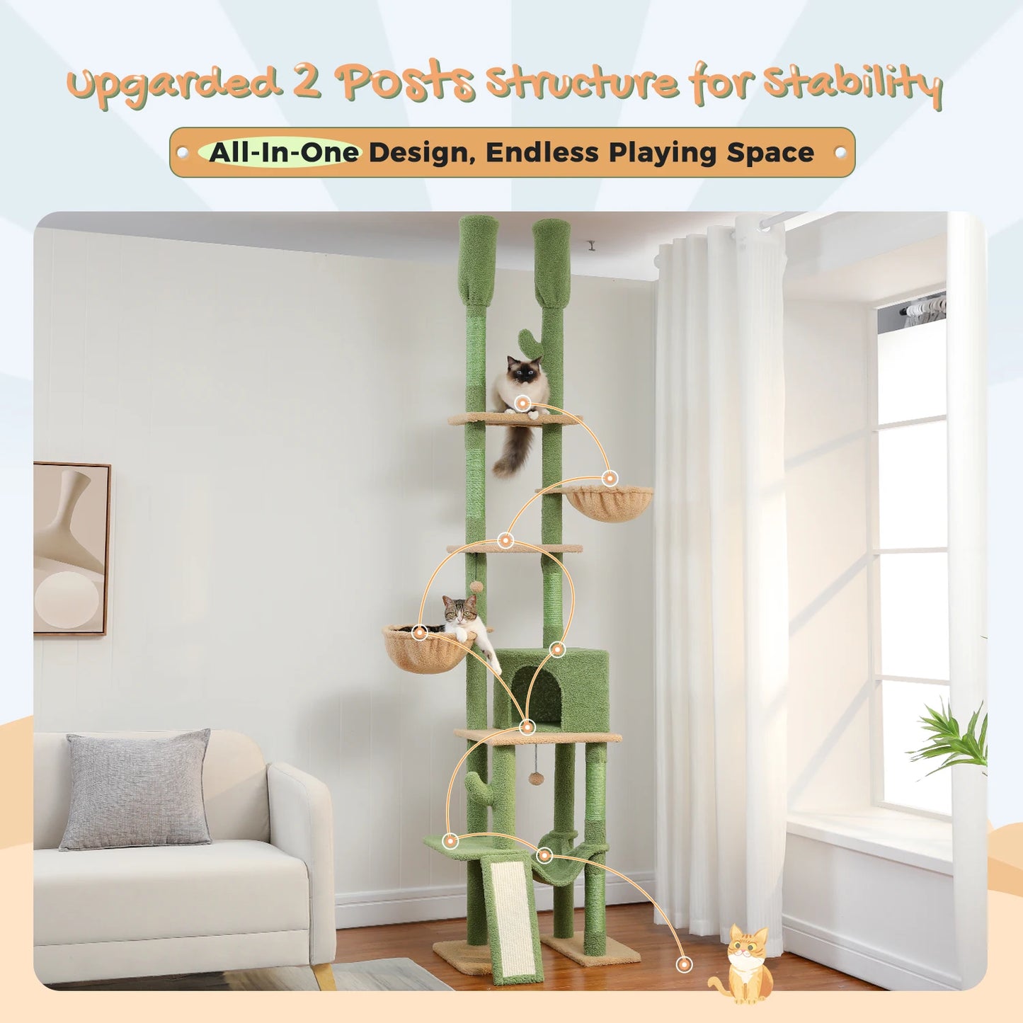 Cactus Cat Tree.
