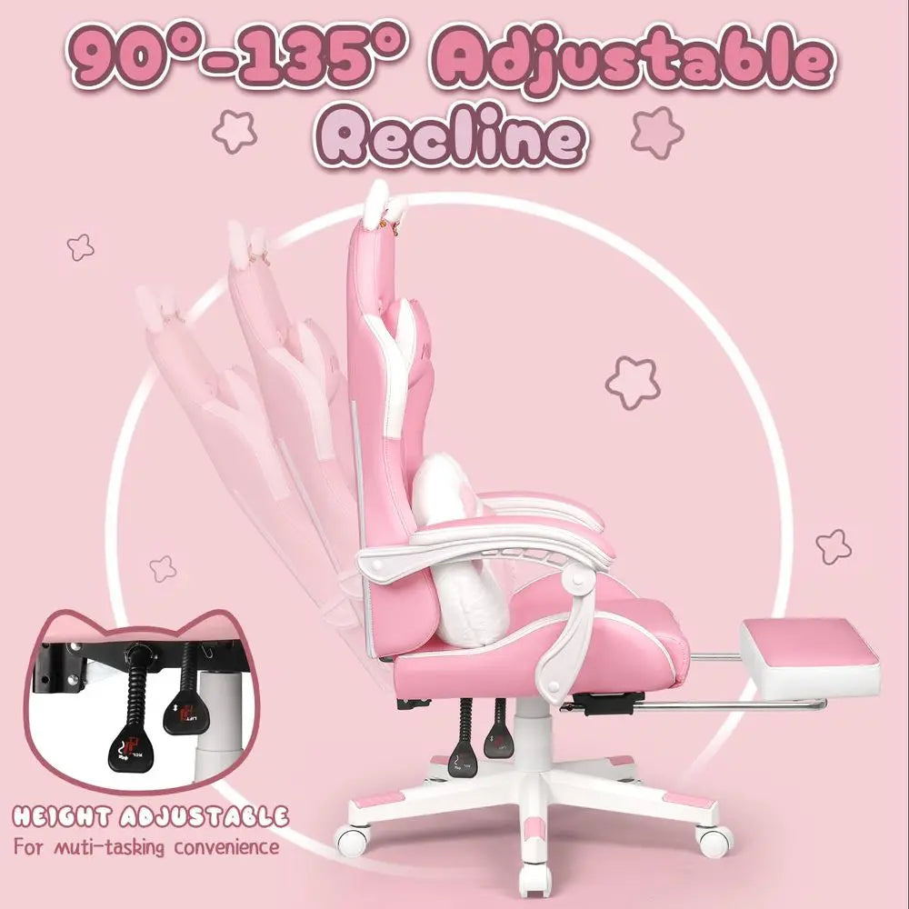 Pink Gaming Chair.