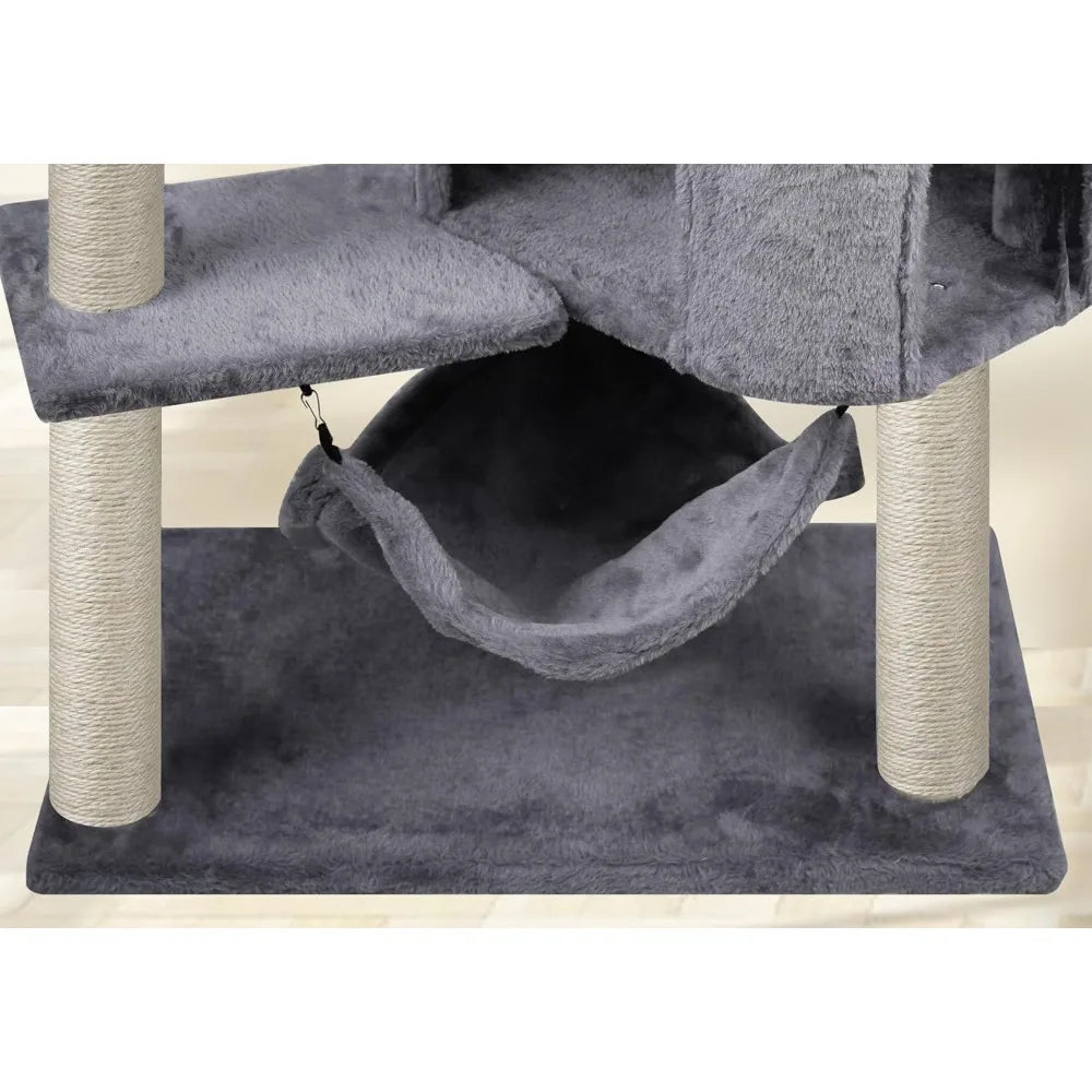 Cat Tree with Large Hammock.
