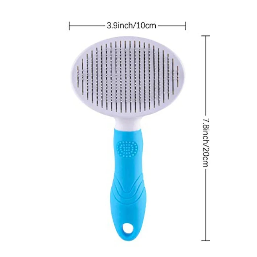 Self-Cleaning Slicker Brush.