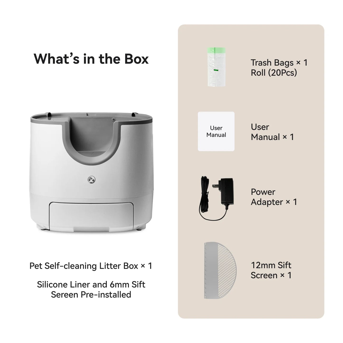 Automatic Smart Cat Litter Box.