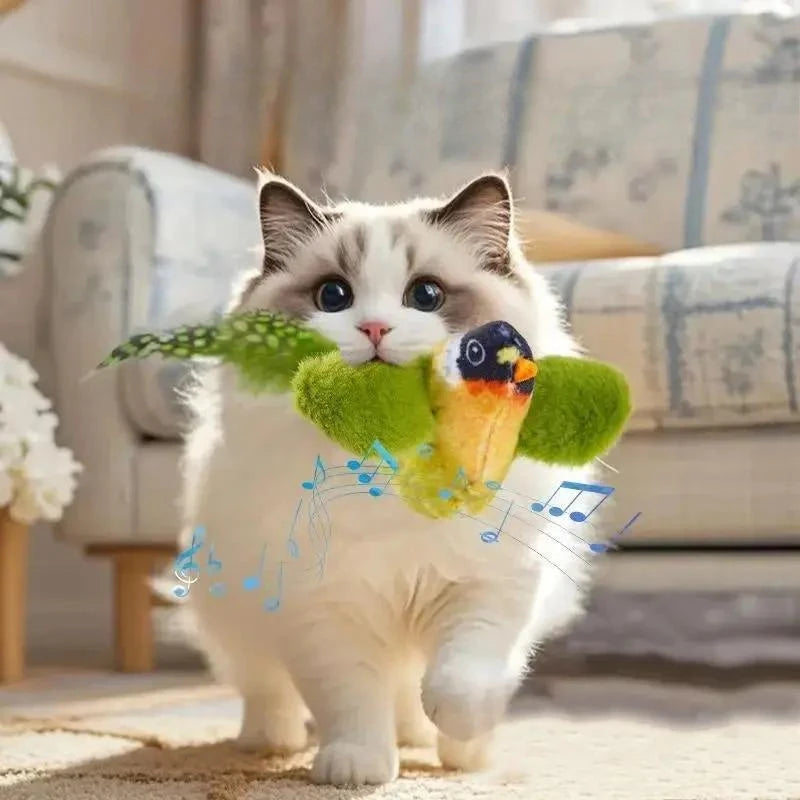 Plush Bird Catnip Toy.