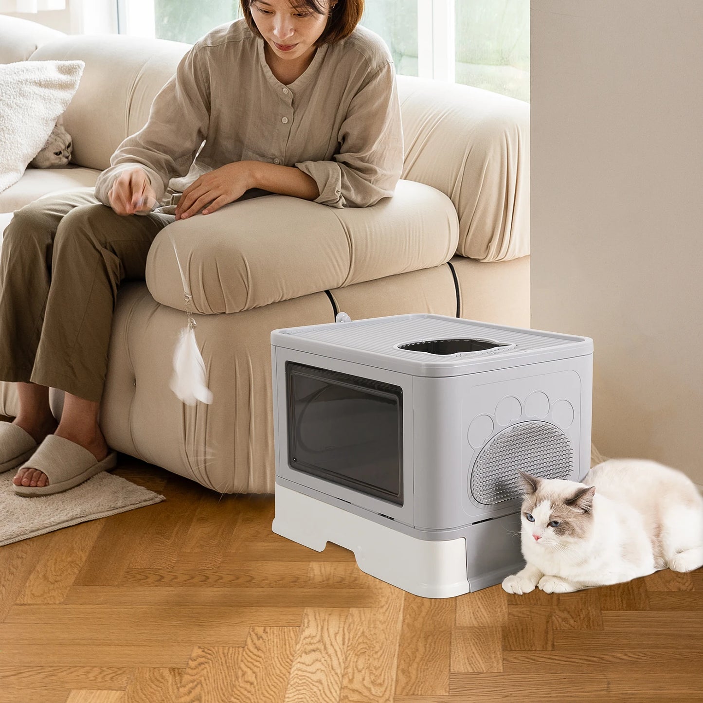Bingopaw Cat Litter Box.
