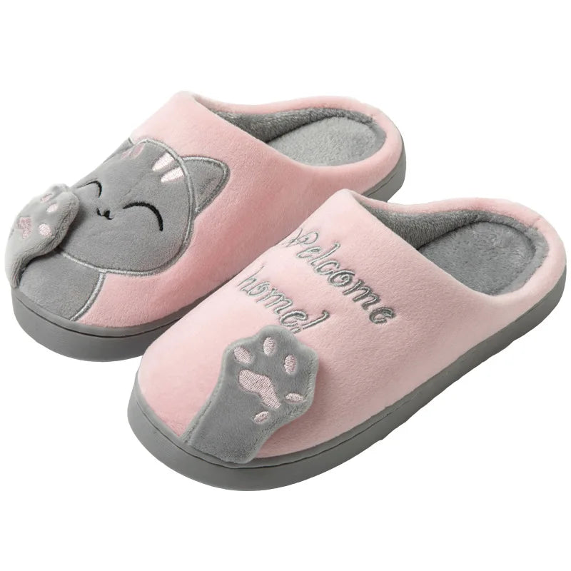 New Cat Cotton Slippers.