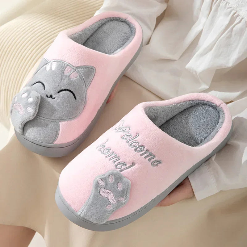 New Cat Cotton Slippers.