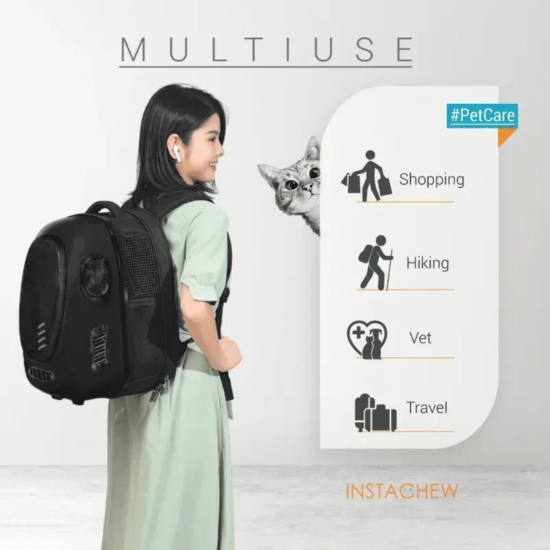 Smart Pet Carrier Backpack for Cats