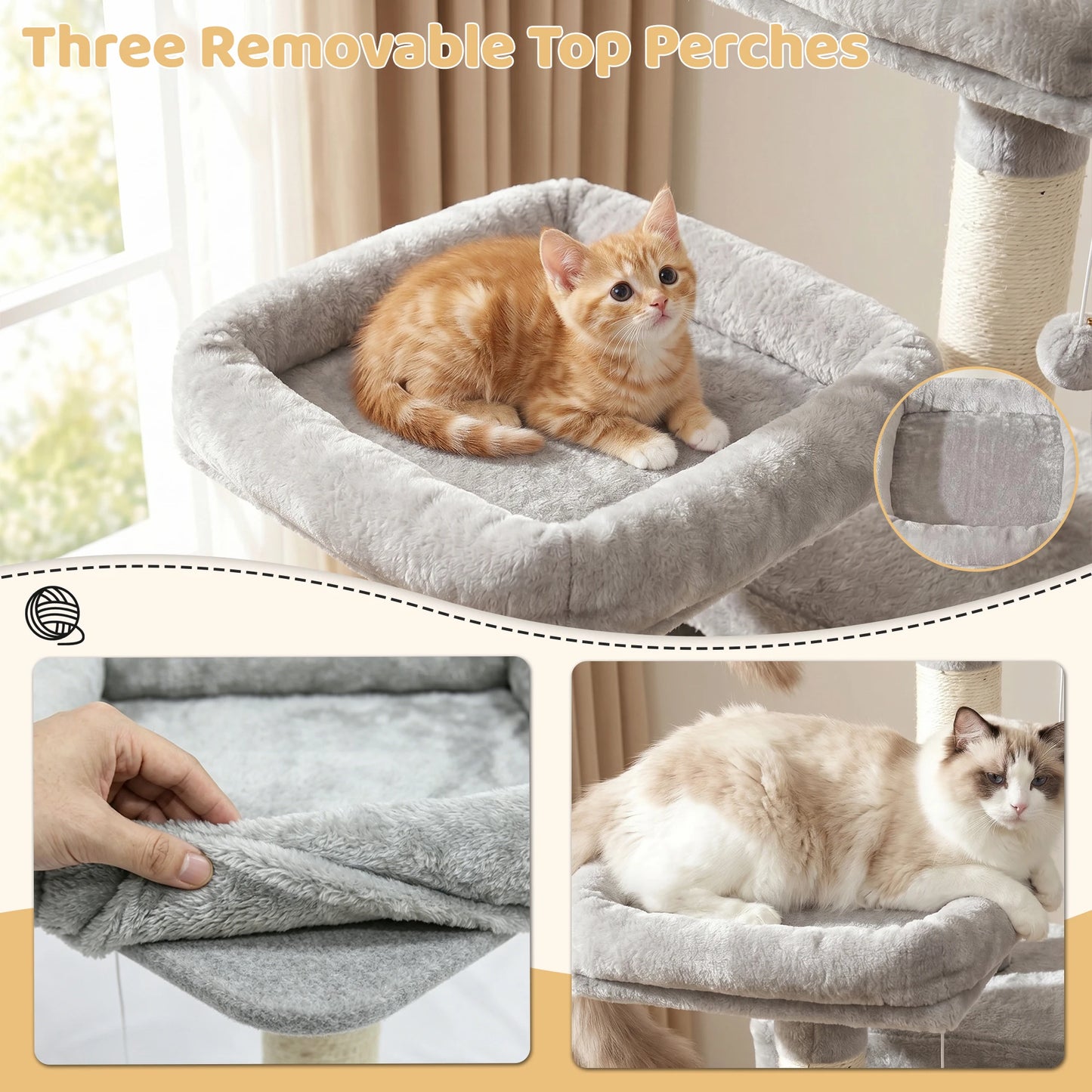 Large Multi-Level Cat Tree Tower.