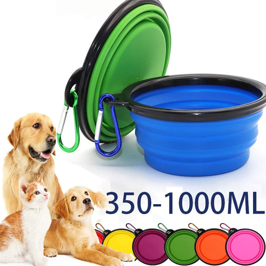 Silicone Dog Feeder Bowl.