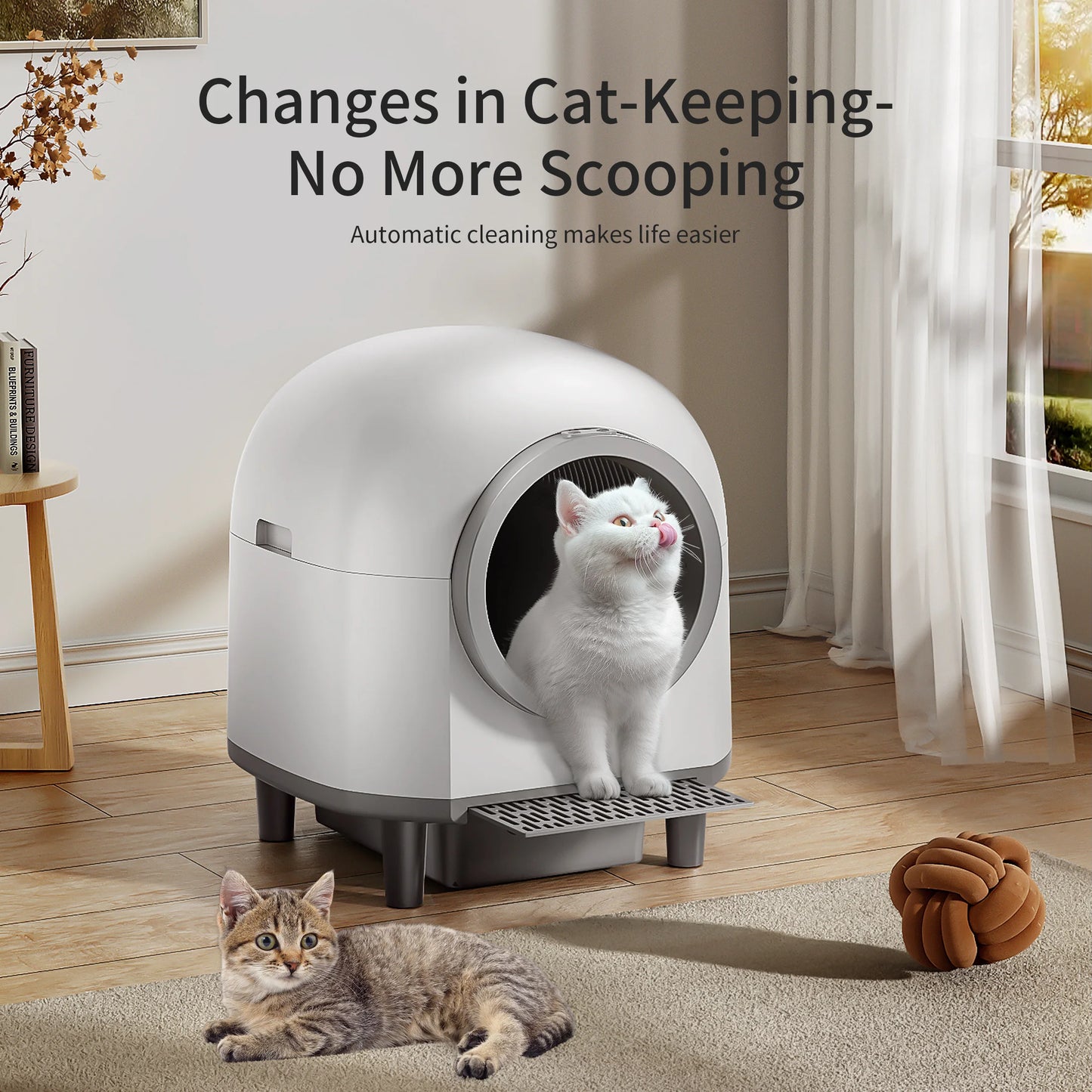 Automatic Smart Cat Litter Box.
