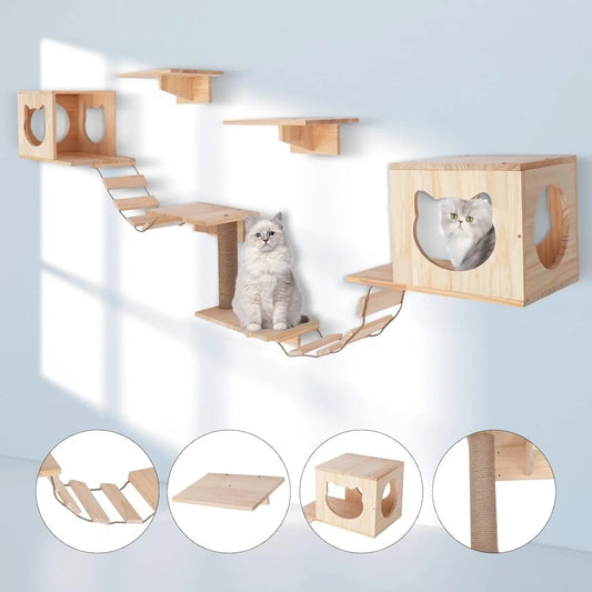 Wall-Mounted Cat Tree.