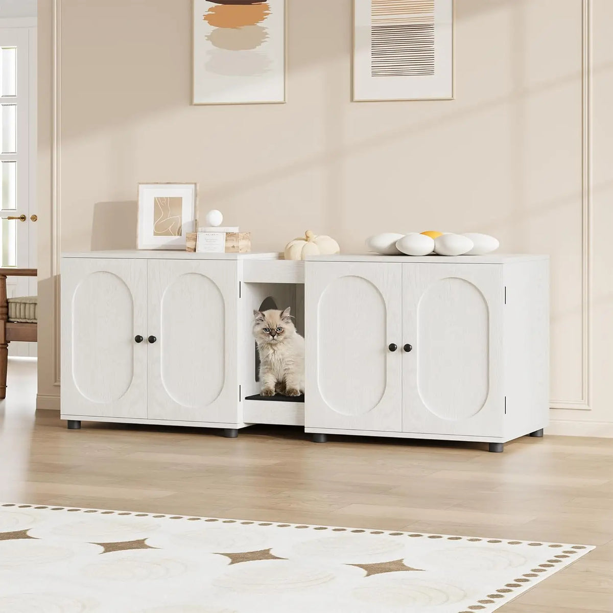 Cat Litter Box Enclosure Furniture.