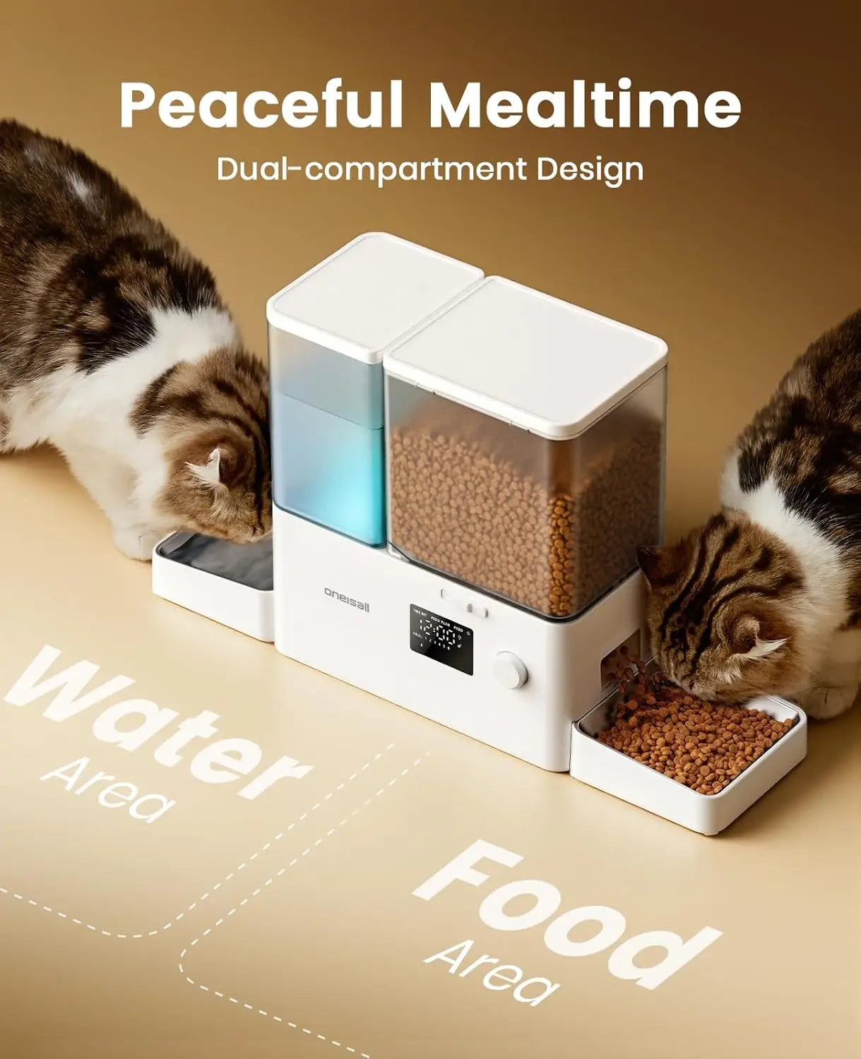 Automatic Cat Feeder & Water Dispenser.