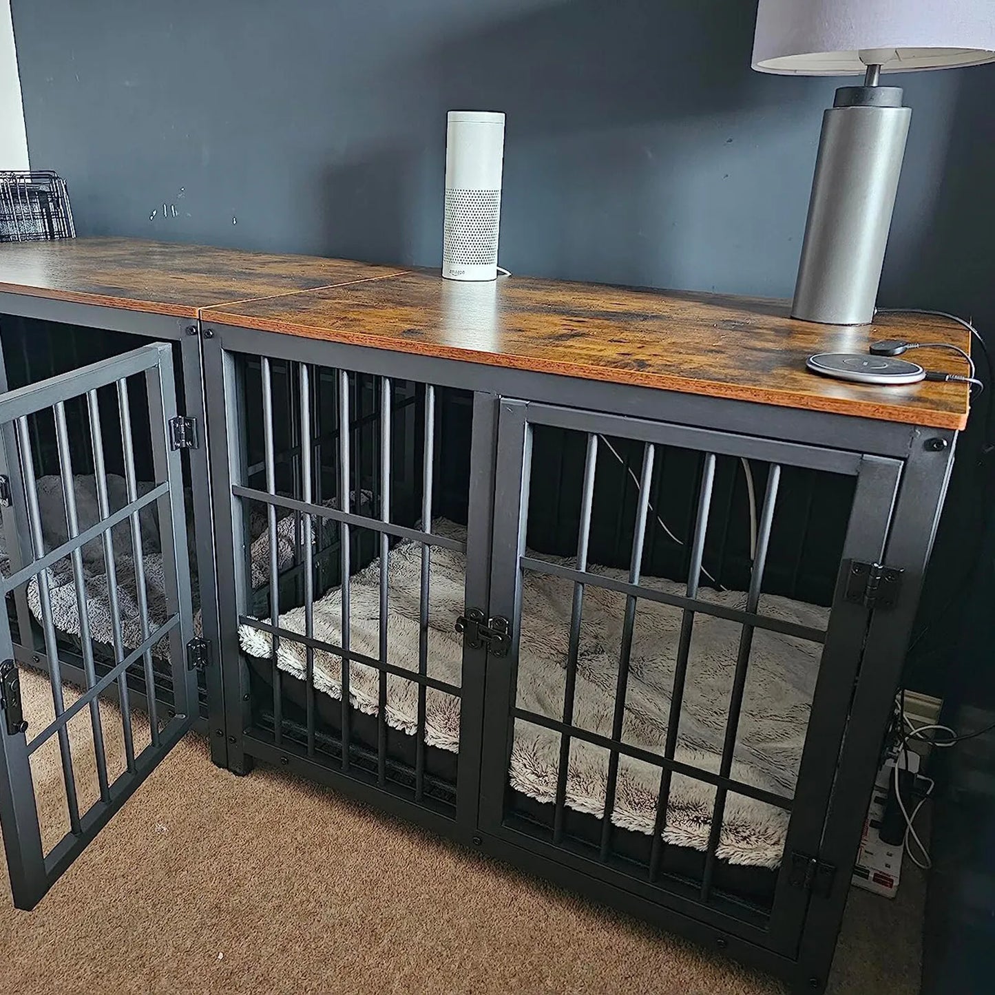 Large Wooden Dog Crate.