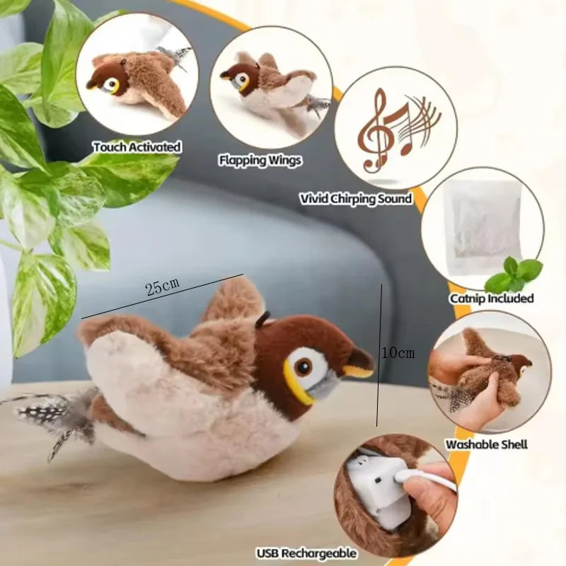 Hot Simulated Bird Cat Toy.