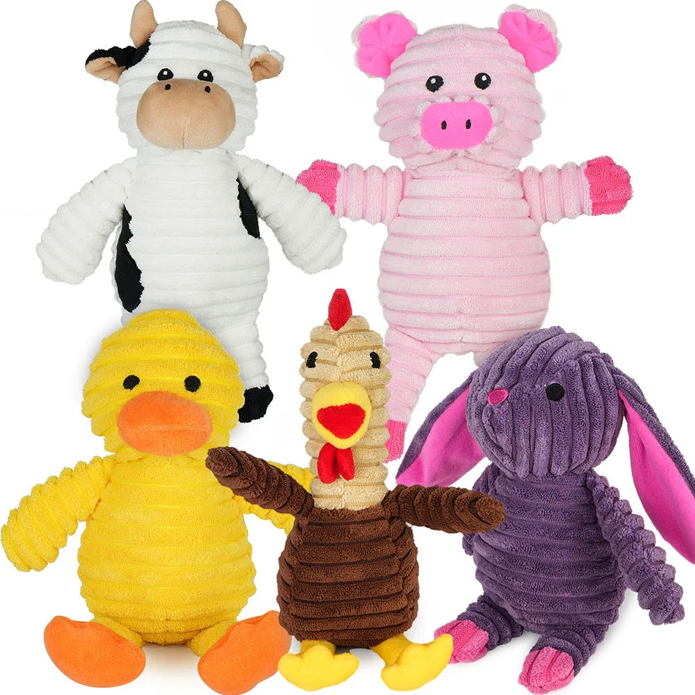 Plush Dog Squeaky Toys.