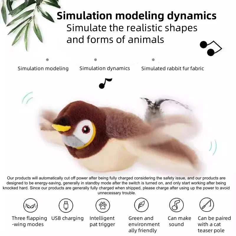Hot Simulated Bird Cat Toy.